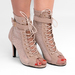 Професійні туфлі для High Heels Verona каблук 9 см бежева екошкіра із сіткою Професійні туфлі для High Heels Verona каблук 9 см бежева екошкіра із сіткою