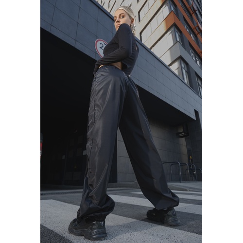 ШТАНИ КАРГО WITH INSERT BLACK XS-S