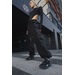 ШТАНИ КАРГО WITH INSERT BLACK XS-S