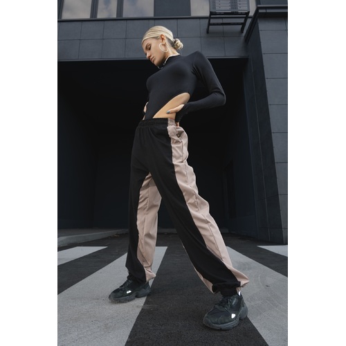 ШТАНИ КАРГО WITH INSERT BEIGE XS-S