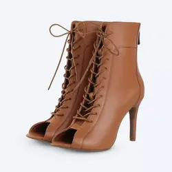 Бежеві хілси для танців Caramel Heels 9 см з натуральної шкіри Бежеві хілси для танців Caramel Heels 9 см з натуральної шкіри