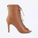 Бежеві хілси для танців Caramel Heels 9 см з натуральної шкіри