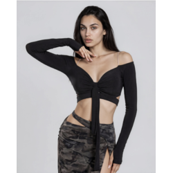 Топ з відкритими плечима Ritmo Black