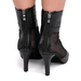 Хілси Bottega 7 см чорні з сіткою для танців High Heels