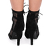 Хілси Eleonora Dark 9 см чорні з сіткою для танців high heels
