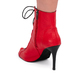 Туфлі для танців high heels Iren каблук 9 см червона шкіра