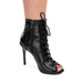 Туфлі для танців HighHeels Iren Glass, каблук 9 см чорна глянцева шкіра