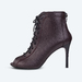 Ботильйони для танців HighHeels Bordo каблук 9 см бордова натуральна шкіра Ботильйони для танців HighHeels Bordo каблук 9 см бордова натуральна шкіра