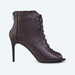 Ботильйони для танців HighHeels Bordo каблук 9 см бордова натуральна шкіра Ботильйони для танців HighHeels Bordo каблук 9 см бордова натуральна шкіра