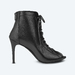 Хілси чорні для танців high heels Classique чорні відкритий носок та шнурівка каблук 9 см Хілси чорні для танців high heels Classique чорні відкритий носок та шнурівка каблук 9 см
