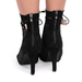 Професійні туфлі для танців HighHeels Verona каблук 9 см чорна екошкіра